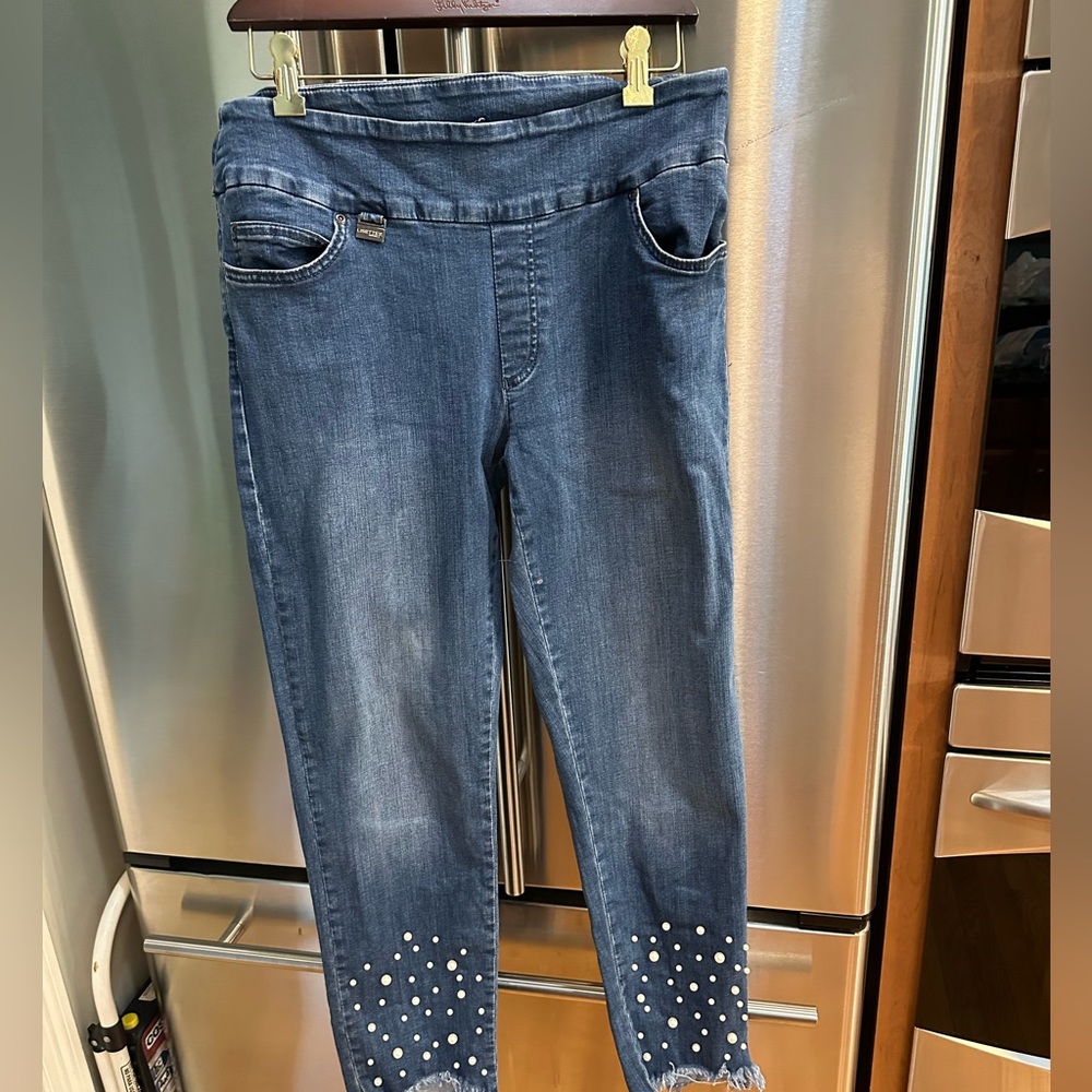 Lisette brand pants size 12 decorative pearls